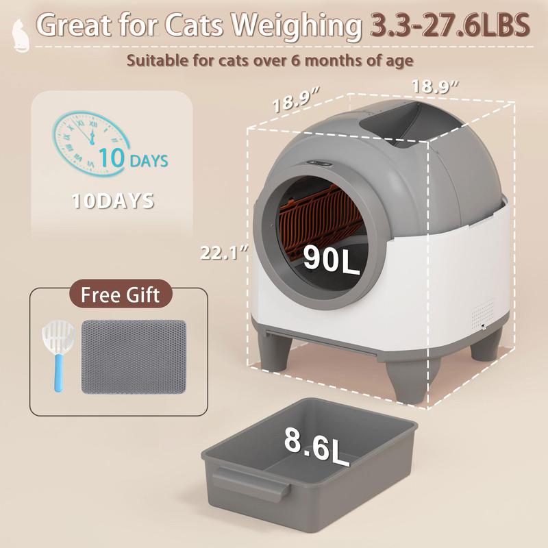 Warcat® Smart Auto-Cleaning Litter Box